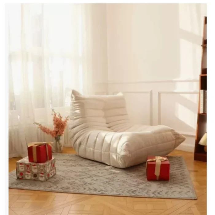 Sillon Lazy Sofa - Blanco en Blanco, Uruguay | La Cueva Muebles, vista 4