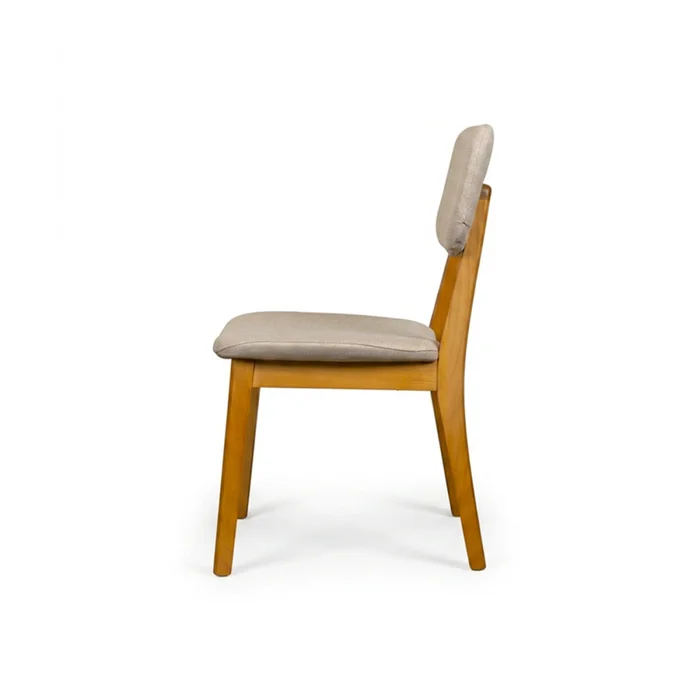 Silla Classic - Tela Rústica - Lino Mezcla en Beige - Butacas, banquetas y puffs, Uruguay | NYR, vista 3
