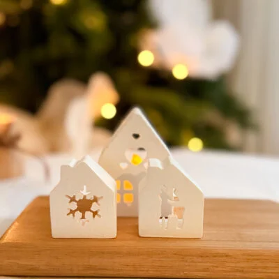 Casitas navideñas x 3 en Blanco - Decoración, Uruguay | Dreams On Time, vista 7