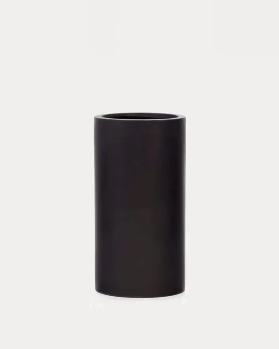 Macetero Aiguablava de cemento - negro Ø 42 cm en Blanco - Muebles para el exterior, Uruguay | Kavehome
