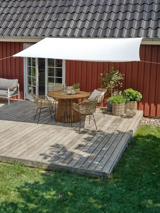 Toldo vela HOLD-AN A250xL300 blanco - Muebles para el exterior, Uruguay | JYSK