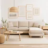 Sofa con Chaise Dublin 4 Cuerpos (240 cm) EASY CLEAN – Beige - Sillones y sofás, Uruguay | Berna home, vista 2 de 4