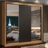 Ropero Placard Matrimonial Monaco 170CM con 2 Espejos 3 Puertas Corred - Roperos y placares, Uruguay | Balton, vista 12 de 24