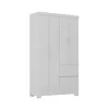 Ropero 4 Puertas 2 Cajones Nero Blanco 8432ab en Blanco - Roperos y placares, Uruguay | Albanés, vista 1 de 2