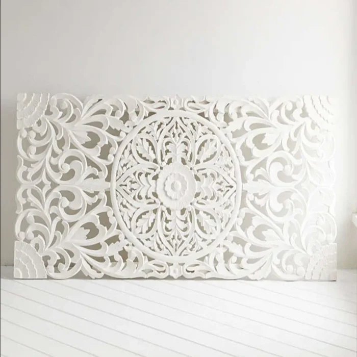 V-8 Colgante o Respaldo en Blanco - Respaldos de cama, Uruguay | Victoriana