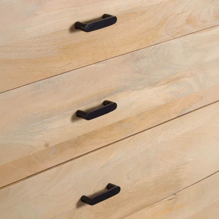 Cajonera 5 Cajones Madera-de-mango Natural-beige Woodside en Madera natural - Cómodas, Uruguay | Divino, vista 6
