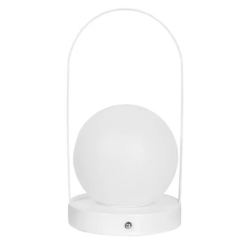 Lámpara Led Metal Blanco Lt95076 en Blanco - Lámparas de mesa, Uruguay | Divino
