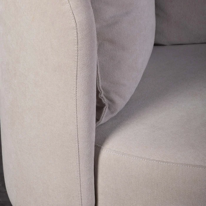 Butaca 1 Cuerpo Tela Natural-beige Luna Natural en Madera natural - Sillones y sofás, Uruguay | Divino, vista 4