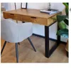 Escritorio IRON 2 Cajones 1.20m en Madera natural - Escritorios y sillas de escritorio, Uruguay | Finkel, vista 2 de 3