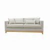 Sofá Felini 3 Cuerpos (200 cm) – Gris Claro Aqua Block - Sillones y sofás, Uruguay | Berna home, vista 1 de 6