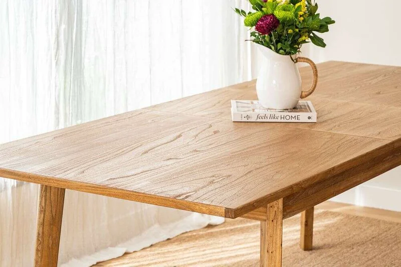 MESA COMEDOR NORDICA EXTENSIBLE - 1.80 A 2.30 MTS en Madera natural - Mesas de comedor, Uruguay | La Iberica, vista 11