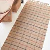 Alfombra Badia - natural con rayas granate y azul oscuro 70 x 140 cm en Beige - Textiles, Uruguay | Kavehome, vista 3 de 4