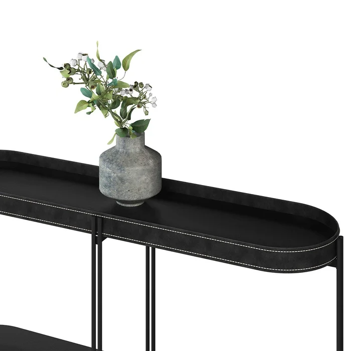 Aparador Monaco Buffet 140cm Cuero/Mdf en Madera natural - Aparadores y recibidores, Uruguay | Balton, vista 9