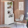 Escritorio Repisa Multifunción Duo - Línea Clara - Blanco en Blanco - Escritorios y sillas de escritorio, Uruguay | Ecowood, vista 2 de 5