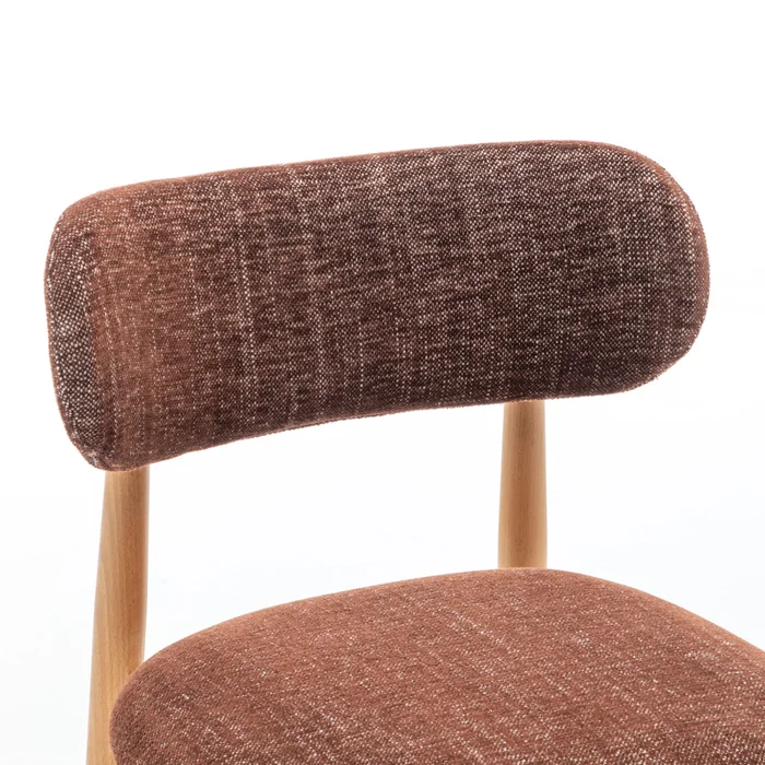 Silla De Comedor Madera Naranja Sarah en Marrón - Sillas, Uruguay | Divino, vista 10