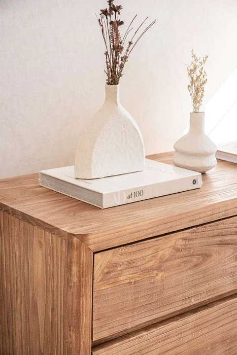 COMODA MALVA XL - 1.60 MTS en Madera natural - Bibliotecas, Uruguay | La Iberica, vista 4