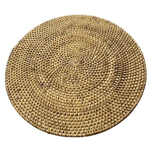Posa plato Rattan en Beige - Decoración, Uruguay | Camino a Casa, vista 3
