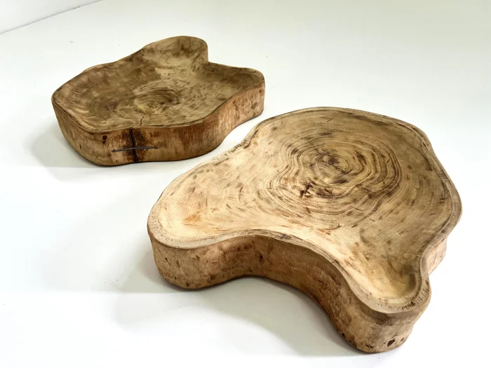 FUENTES ORGANICAS GEMELAS M C/U en Madera natural - Decoración, Uruguay | Fundamento Muebles