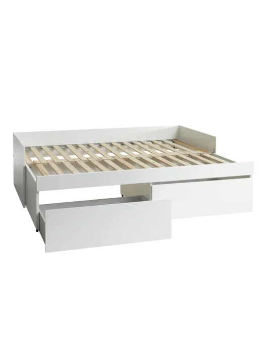 Cama c/almacenaje 90/King 180x200 TANGBJERG bl en Blanco - Dormitorio, Uruguay | JYSK, vista 2