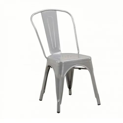Silla Tolix Metalica Vintage Asiento Metal Moderna Comedor - Sillas, Uruguay | Lais Muebles
