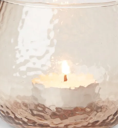 Portavelas ALLAN Ø10xA8cm marrón en Marrón - Velas y Portavelas, Uruguay | JYSK