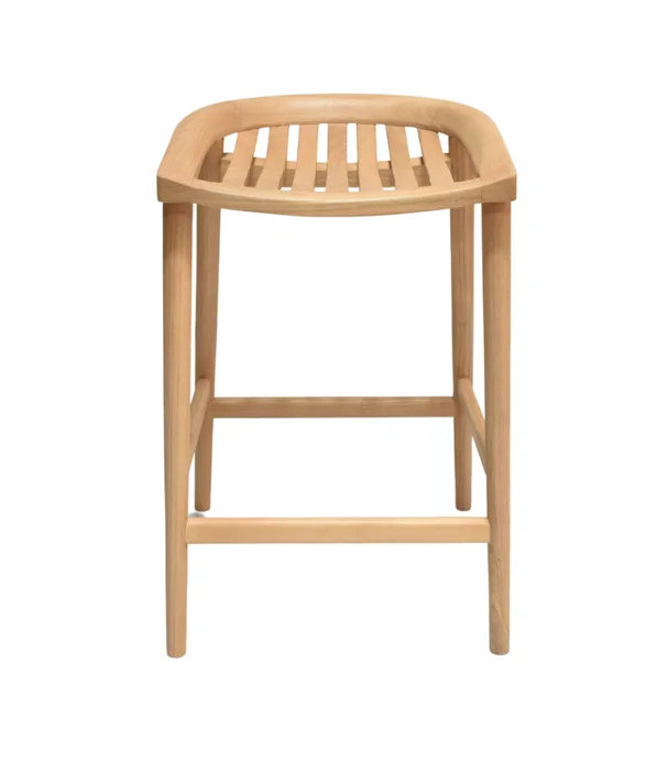 BANCO ALTO KONDO TEKA  65CM en Madera natural - Butacas, banquetas y puffs, Uruguay | Masinfinito Casa, vista 3