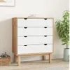 Comoda 4 C Mel/Gris Linea Nordica en Madera Maciza - Cómodas, Uruguay | Que Sal Muebleria, vista 16 de 16