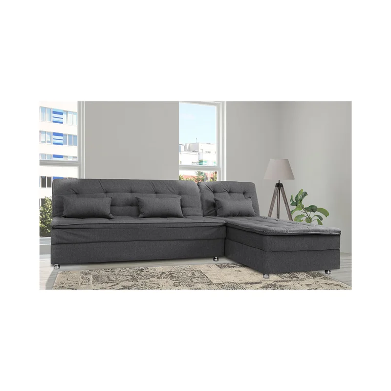 Sillón Tela Gris Penelope Grafito en Gris - Sillones y sofás, Uruguay | Divino, vista 6