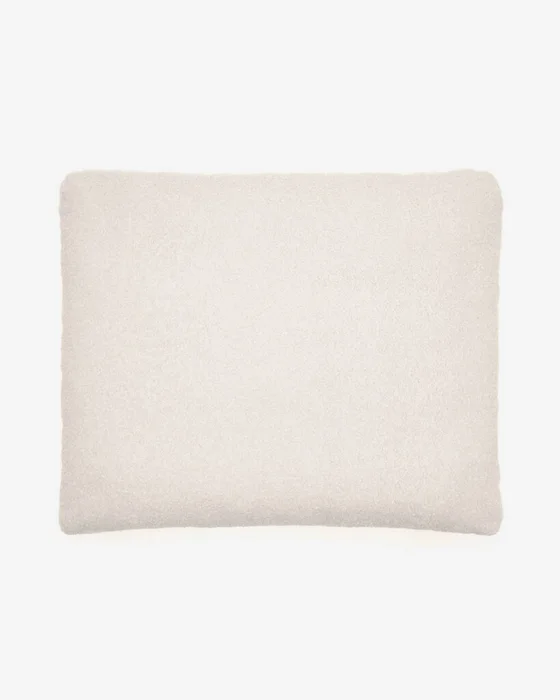 Almohadón Martina de borreguito crudo 60 x 70 cm en Blanco - Textiles, Uruguay | Kavehome
