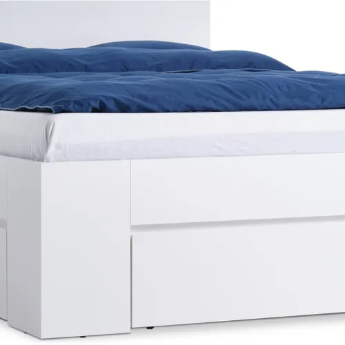 Estructura cama LIMFJORDEN 160x200 3 cajones blanco en Blanco - Dormitorio, Uruguay | JYSK