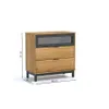 Comoda Linea Denise en Madera natural - Cómodas, Uruguay | La Cueva Muebles, vista 4 de 4