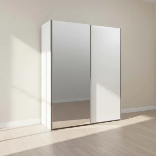 Placard Ropero 2 Puertas Mdf Blanco Venetto en Blanco - Roperos y placares, Uruguay | Divino