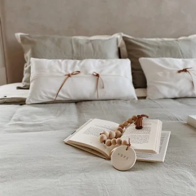 Correa con cerámica y flecos de cuero en Madera natural - Decoración, Uruguay | Dreams On Time, vista 4
