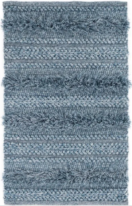 ZHARA STRIPE DENIM INTERIOR/EXTERIOR en Azul - Textiles, Uruguay | Sentido Jose Ignacio