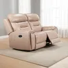 Sillón 2 Cuerpos Cuero Memphis Beige en Beige - Sillones y sofás, Uruguay | Divino, vista 1 de 2
