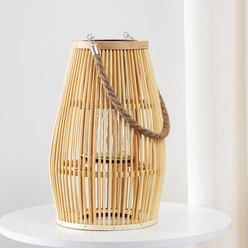 Fanal De Bamboo Con Asa 36 - Velas y Portavelas, Uruguay | Tiendas Montevideo