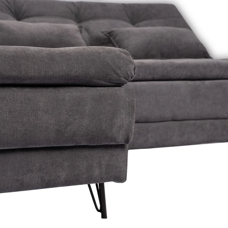 Sillón Cama con Chaise Izquierdo y derecho - Nice - Chumbo Steel en Gris - Sillones y sofás, Uruguay | Rústico Hogar, vista 5