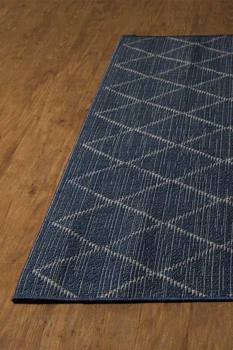ALFOMBRA LINEO LIN/0084/H503/ 160X230 MIDNIGHT BLUE/WOOL, Uruguay | Vinibel, vista 3