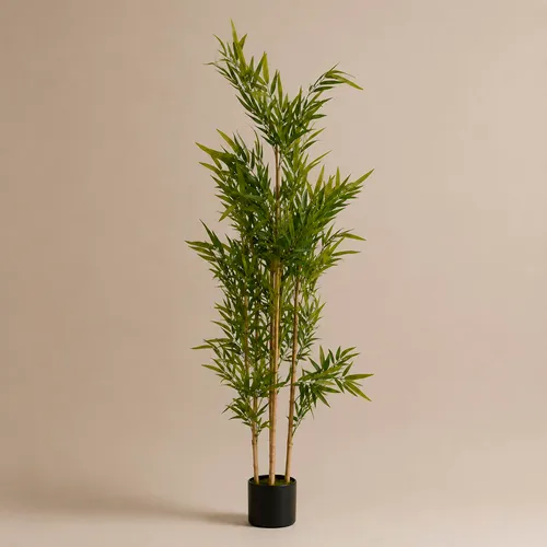 Planta artificial Bambú 160cm en Negro - Macetas, Uruguay | Alta Gracia Deco