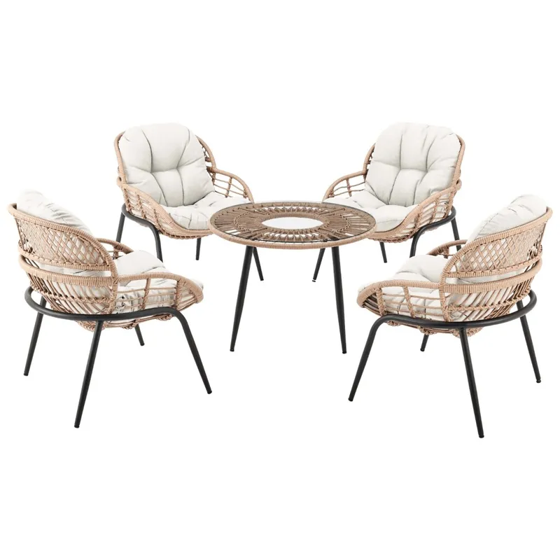 Juego Muebles De Jardin Versalles (Blanco) en Beige - Muebles para el exterior, Uruguay | Rústico Hogar