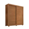Ropero 2 Puertas Corredizas - Natural en Madera natural - Roperos y placares, Uruguay | Ecowood, vista 1 de 3