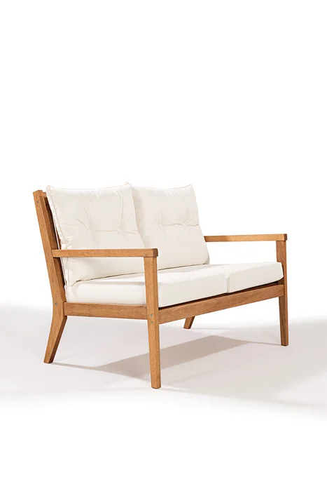 SOFA RIADE 2 LUGARES ACQUABLOCK CRUDO 117x75x81CM JATOBA - Muebles para el exterior, Uruguay | Vinibel