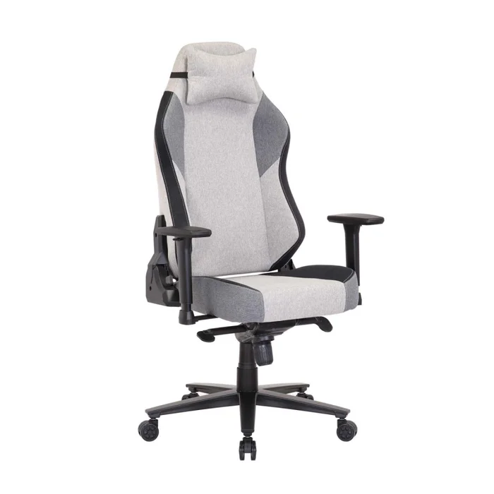 Silla Gamer Tela-y-metal Gris Total D-314 en Gris - Escritorios y sillas de escritorio, Uruguay | Divino, vista 2
