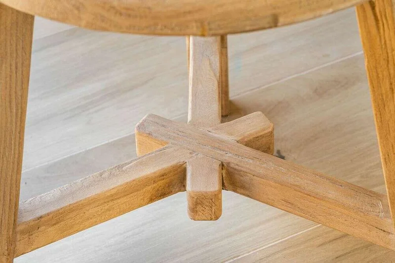 MESA AUXILIAR / BANCO OLMO - 50 CMS en Madera natural - Mesas de living, Uruguay | La Iberica, vista 5
