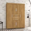 Ropero Placard 6 Puertas 3 Cajones Varios Estantes Y Patas - Roperos y placares, Uruguay | Muebles Express, vista 3 de 4
