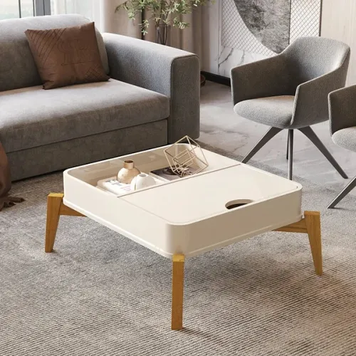 Mesa de Living BURITI en Off-white - Mesas de living, Uruguay | Palermo Casa Deco