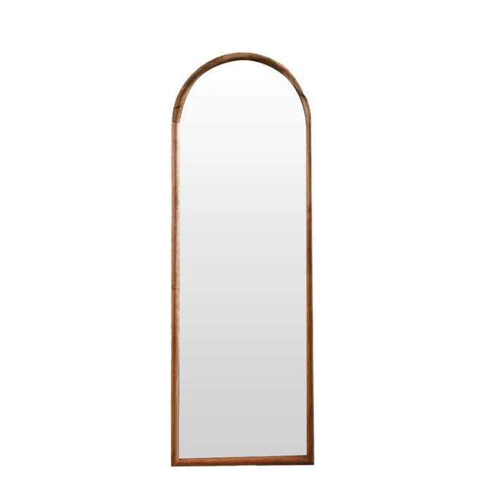 Espejo De Pie Madera Natural-beige Sno-09 en Madera natural - Espejos, Uruguay | Divino