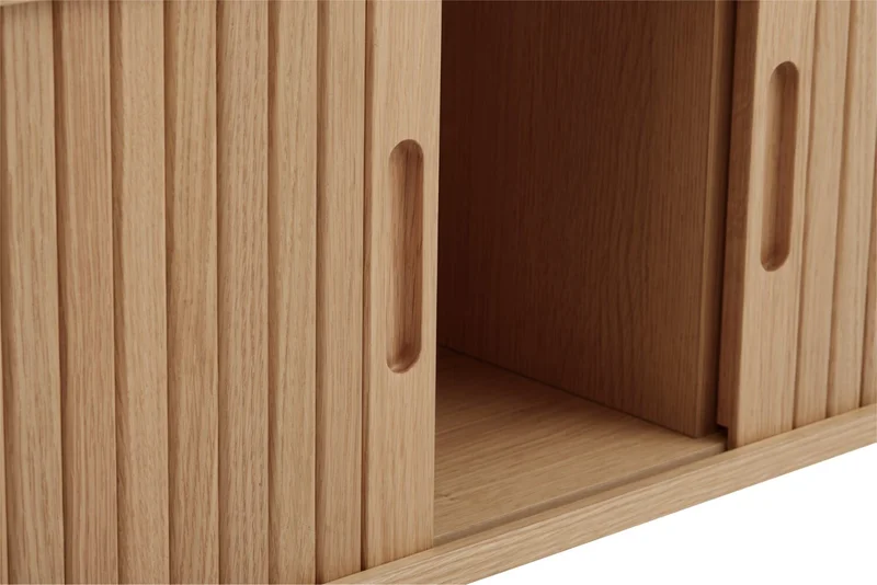 Mueble TV LYNGVIG 120cm 2 puertas persia roble nat en Madera natural - Muebles para TV, Uruguay | JYSK, vista 3