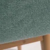 Silla Konna - verde y patas de madera maciza de fresno acabado oscuro en Verde - Sillas, Uruguay | Kavehome, vista 4 de 10