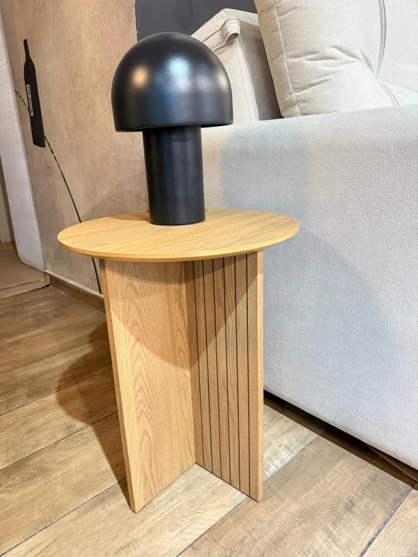 Mesa Lateral Capri - Olmo en Madera natural - Mesas de arrimo, Uruguay | Berna home, vista 3